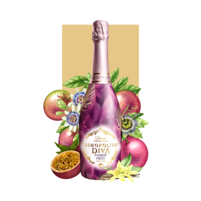 Cosmopolitan Diva Passion Fruit Sparkling 750ml