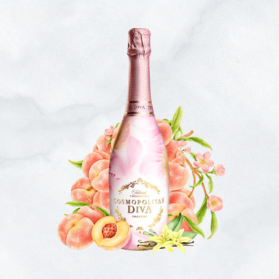Cosmopolitan Diva Peach 750ml.