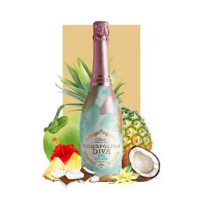 Cosmopolitan Diva Piña Colada Sparkling 750ml