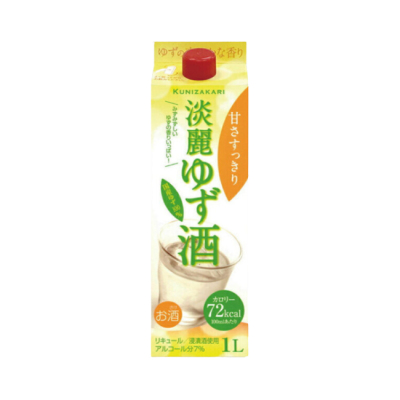 Kunizakari Tanrei Yuzushu Sake 1000ml.
