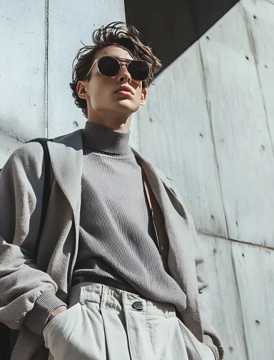 Classic Men's Wool Coat