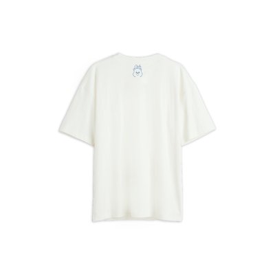 Beige no rain no flower grumpy bear Tee