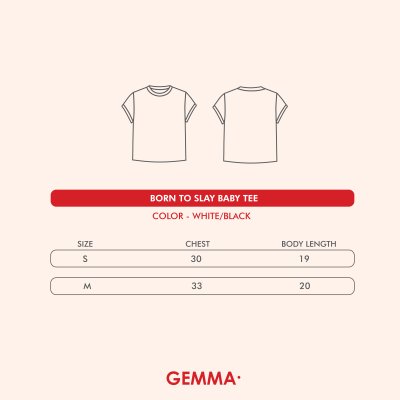 Black Born to Slay Baby Tee