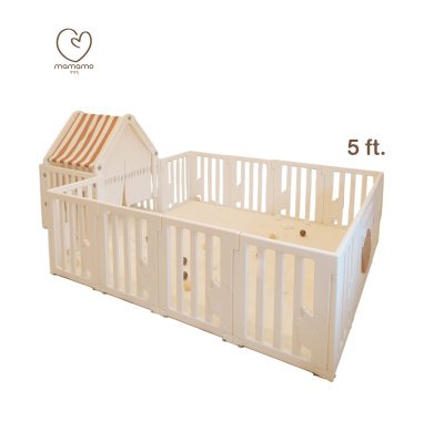 คอกบ้าน คอกหมี เบาะรองคลาน 5 ฟุต