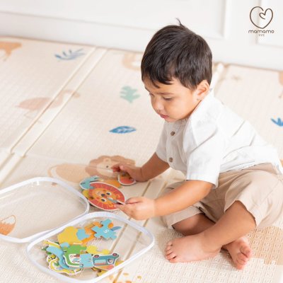 แผ่นรองคลาน Mamamo แบบพับ หนา 1.5 cm. ขนาด 150x200 cm.