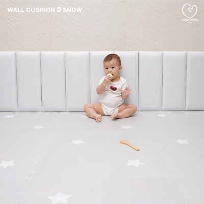 แผ่นกันกระแทกผนัง Wall Cushion สี Snow