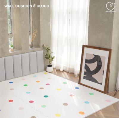 แผ่นกันกระแทกผนัง Wall Cushion สี Cloud