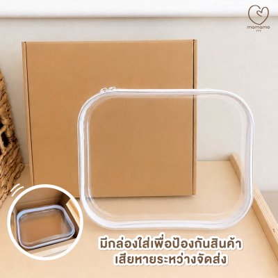 MAMAMO กล่องอะคริลิคใสเก็บของเล่น สำหรับเด็ก ขนาด 22x27 cm.