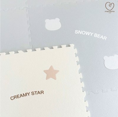 MAMAMO แผ่นรองคลาน จิ๊กซอว์ รุ่นหนา 1.4 cm. ลาย Snowy Bear