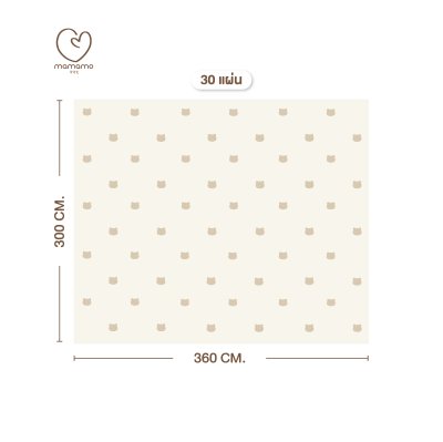 แผ่นรองคลาน Bear 30 แผ่น