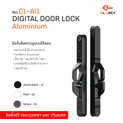 Digital lock model CL-AI1 (for sliding/swing doors) – includes free installation