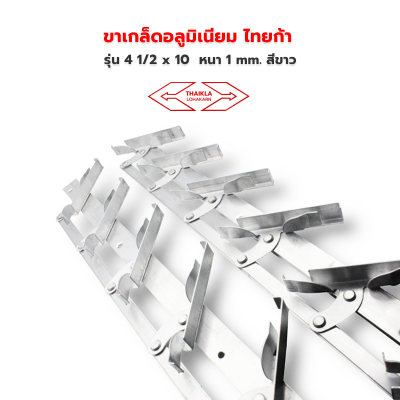 ขาเกล็ด ไทยกล้า 4  1/2*10  สีขาว