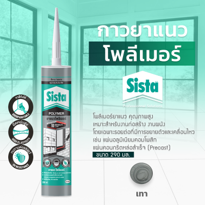ชีสต้า โพลีเมอร์ยาแนว 290 มิลลิลิตร