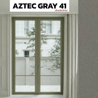 สี AZTEC GRAY 41 : ชุดบานเปิด / เปิดคู่ / กระทุ้ง EURO SERIES PREMIER