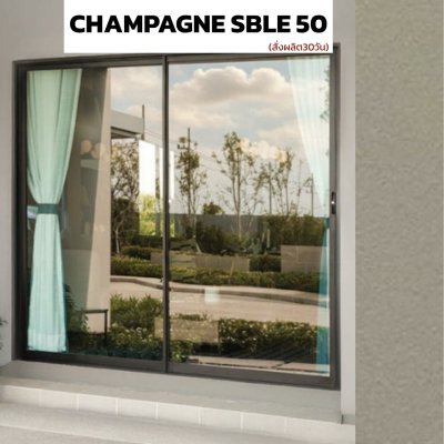 สี CHAMPAGNE SBLE 50 : ชุดบานเลื่อน ECO PLUS PREMIER