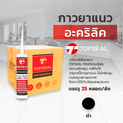 TOPSEAL รุ่น PROFESSIONAL แบบยกลัง 25 หลอด