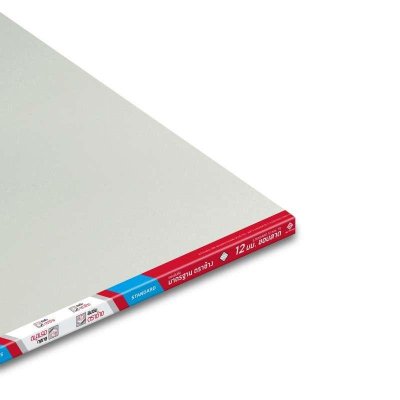 แผ่นยิปซัมมาตรฐาน ตราช้าง ขอบลาด 12 มม. 1200X2400 มม.