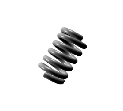 SSC-0120B-SS10 (OD1.2 X W0.2 X FL2.0 X SUS) Compression Spring