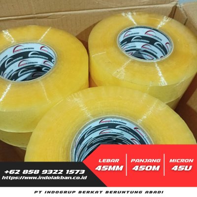 Lakban Bening 45mm x 500y x 45u