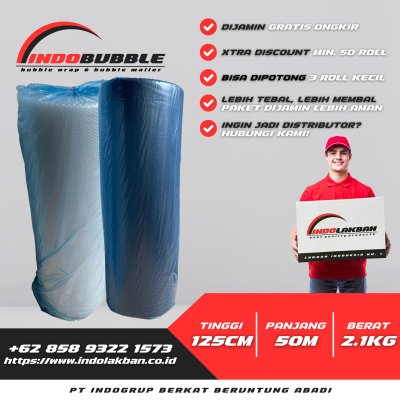 Bubble Wrap Hitam / Bening EKO 2.1Kg
