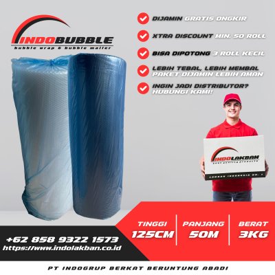 Bubble Wrap Hitam / Bening PRO 3.0Kg