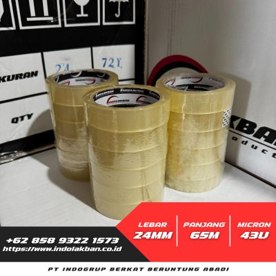 Isolasi Bening 24mm x 72y x 43u
