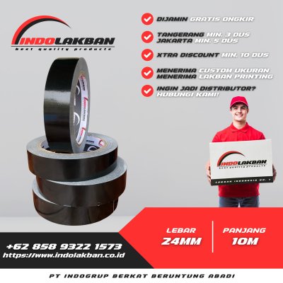 Lakban Kain / Cloth Tape 24mm x 11y