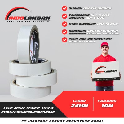 Double Tape Kertas 24mm x 11y