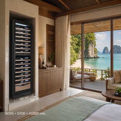 wine cabinet model P_425B_วิวเกาะห้อง