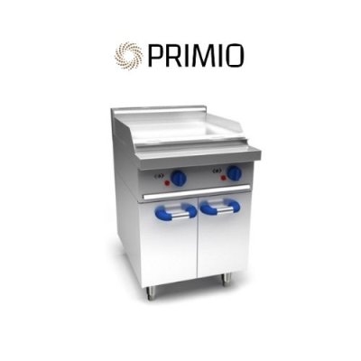 Primio MAGH80G24L gas griddle, flat-top commercial grill with stainless steel body for professional kitchens