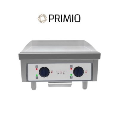 Primio GH24 heavy duty gas griddle, commercial flat-top grill with stainless steel construction for professional kitchens