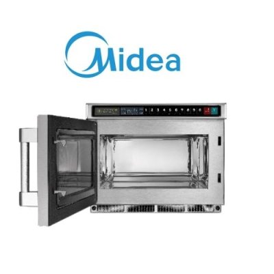 midea 1800W microwave oven with 17-litre capacity, ideal for commercial kitchens