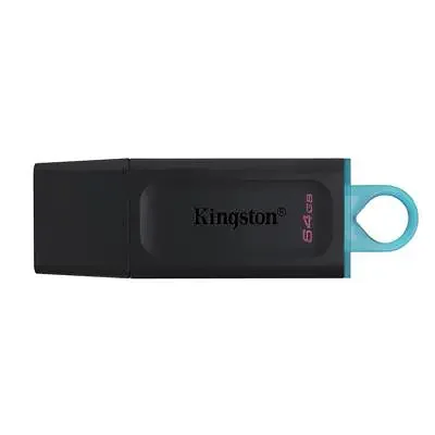 แฟลชไดรฟ์ 64GB ดำ-เขียวมิ้น Kingston DTX