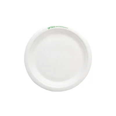 จาน 9 นิ้ว  แพ็ค 10 ชิ้น GRACZ CLASSIC P013 สีขาว