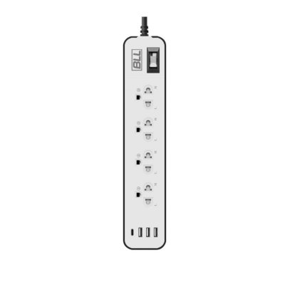 ปลั๊กไฟ BLL B38  4Outlet 1Switch 3USB 1Type-C 5M (3Y)