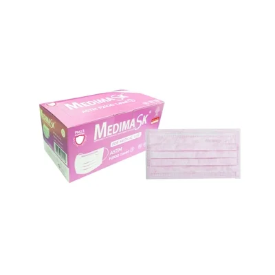 หน้ากากอนามัยทางการแพทย์ Lv.1 Medimask สีชมพู P50