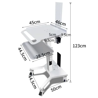 เครื่องขัดฟัน Intraoral Scanning Trolley Tool พร้อมขาตั้งที่ใส่ถาด Mobile Workstation