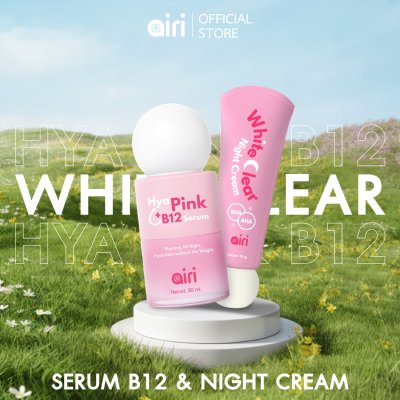 Hya Pink B12 Serum + White Clear Night Cream