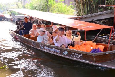 Take the Longtail Boat into canal