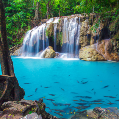 erawan waterfall