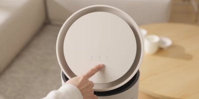 เครื่องฟอกอากาศ LG PuriCare AeroBooster AS55GGWX0 ขนาดพื้นที่ 52.8 ตร.ม