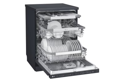 เครื่องล้างจาน DFC335HM สีดำ พร้อมฟีเจอร์ Wi‑Fi Control (ThinQ)