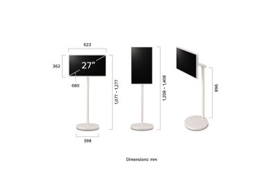 LG StanbyME2 รุ่น 27LX6TDGA | Super Portable Screen | Motion Art