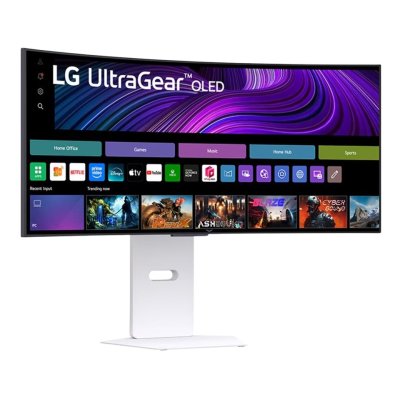 LG UltraGear™ 34" 34GX90SA-W OLED 240Hz WQHD Curved Smart webOS 0.03ms 240Hz