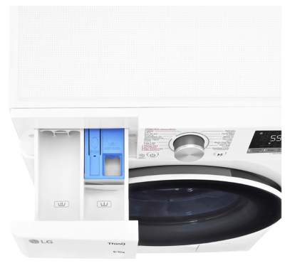 (ซักและอบร้อน) เครื่องซักผ้า 9 กก. / อบ 5 กก. รุ่น FV1409H4W ระบบ AI DD™