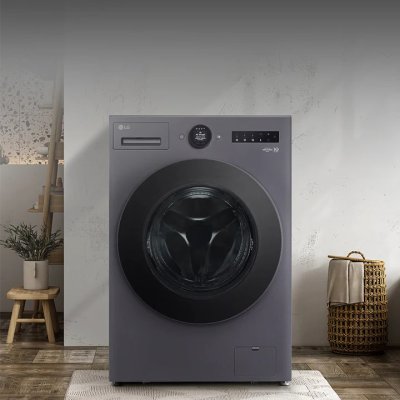 (ซักและอบร้อน) เครื่องซักผ้าฝาหน้า ซัก 20/ อบ 10 กก. F2520RNTB ระบบ AI DD™