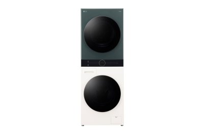 Wash Tower ซักผ้า 14 กก. และอบผ้า 10 กก. รุ่น WT1410NHEG ระบบ AI DD™ พร้อม Smart WI-FI control ควบคุมสั่งงานผ่านสมาร์ทโฟน