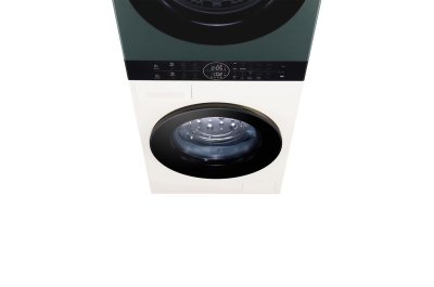 Wash Tower ซักผ้า 14 กก. และอบผ้า 10 กก. รุ่น WT1410NHEG ระบบ AI DD™ พร้อม Smart WI-FI control ควบคุมสั่งงานผ่านสมาร์ทโฟน