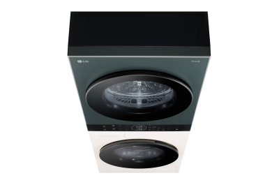 Wash Tower ซักผ้า 14 กก. และอบผ้า 10 กก. รุ่น WT1410NHEG ระบบ AI DD™ พร้อม Smart WI-FI control ควบคุมสั่งงานผ่านสมาร์ทโฟน