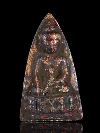 พระกริ่งครึ่งซีก เนื้อผง เจ้าคุณศรีฯ (สนธิ์) วัดสุทัศน์ ปี 2482  (วซ020)